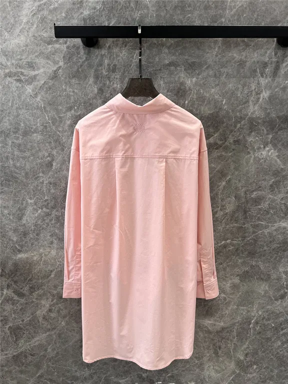 Loewe Irregular Pink Loose Shirt